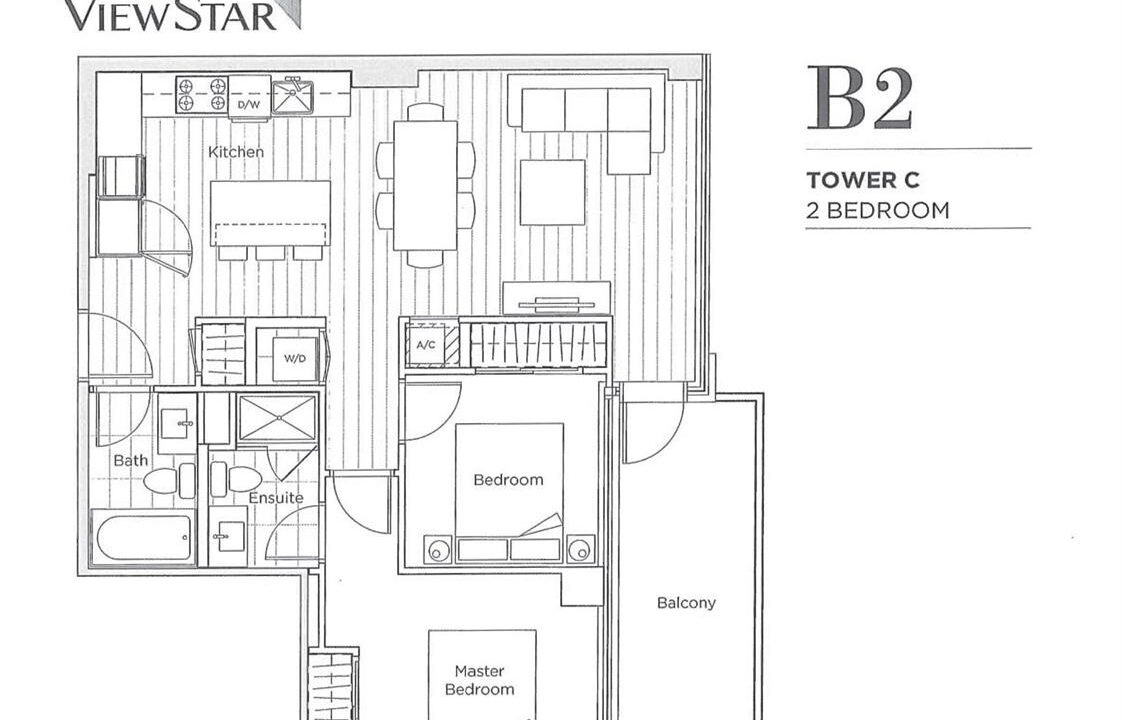 Viewstar Tower C 1600 Floorplan
